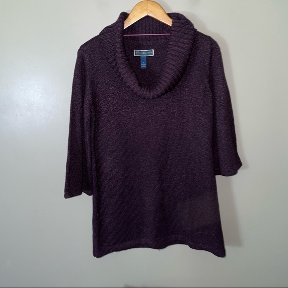 Karen Scott  Oversized Turtleneck tunic - Picture 1 of 4